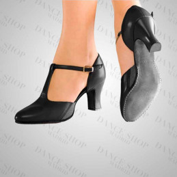 Zapatos de Flamenco, Sevillanas, Danza, Baile, para niña o Mujer. Color  Negro. (22 EU, Negro) : : Moda